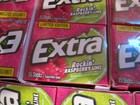 100 Sealed Individual 15 Stick Packs Of Discontinued Extra Raspberry Lime Gum
