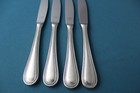 Towle Beaded Antique Dinner Knives Hollow  set Of 4  Satin 18 8 Germany 8 7 8 