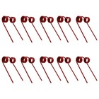 10pk Hay Rake Tooth 6  Double Tine X 3 5  Tine Gap X 1 875  Coil 611181 Farmer