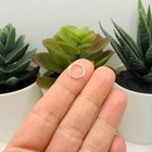 10mm  18g  Silver Plated Open Jump Rings - Us Seller