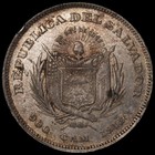 El Salvador - 1 Peso - 1911 - Km 115 - Item  3 - Silver  900 - 0 723 Asw