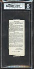 World Series Game 3 Ticket Stub Cardinals Vs Tigers October 5  1968 Grade A Bas