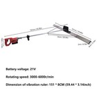 Concrete Vibratory Screed Vibration-leveling Concrete Surface 23000hz 48w Usa      