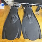 Hollis F1 Rubber Dive Fins - Size Xl - Spring Heel Strap - Black - Scuba Diving