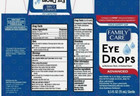 12-pack Of Family Care Lubricant Eye Drops Dry Eye Redness Relief -exp  2027