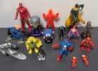 Huge Lot Of 16 Marvel Toy Biz Figures Vintage 90   s- Current  Fast Food Meal Toys