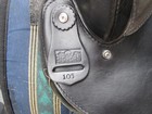 16    Black Big Horn   105 Western Barrel Trail Saddle Qh Bars Leather cordura