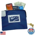 Heavy Duty Commercial 7-pin 11  Locking Bank Security Money Cash Bag W pop Up