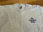 Vintage 80s New York Times T-shirt Fruit Of Loom Newspaper  xl  Made In Usa