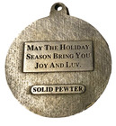 Southwest Airlines Ornament Pewter 1993 Merry Christmas