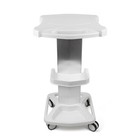3 Tiers Abs Aluminum Alloy Medical Cart Mobile Lab Trolley Hospital Utility
