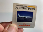 737 Pan Am Air Fly Strip 35mm Slide Plane Commercial Airline Aircraft  609
