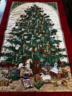 Quilt Or Wall Hanging Christmas Tree Handcrafted Embellished Large 33  X 53 