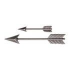 Tim Holtz Idea-ology Arrows Adornments  6 Charms Per Pack  Various Sizes  Ant   