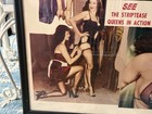 Betty  bettie page Original Teaserama Tempest Storm Poster  Professionaly Framed