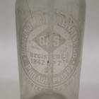 Diamond Mineral Seltzer Co  Clear Glass Seltzer Bottle 26 Oz Philadelphia Pa