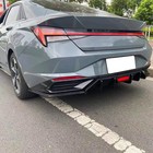 Rear Diffuser For 2021-2023 Elantra Sedan Ikon Style Carbon Fiber Print
