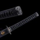 Handmade Japanese Samurai Katana Sword Damascus Folded Steel Sharp Full Tang