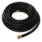 New Durable Commercial Grade Rubber Black Water Hose 5 8in Dia X 50ft 