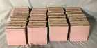Vtg Lot 100 Pink Romany Ceramic Bathroom Tiles 4  Sq Made In Usa Old 987-25b