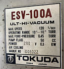 Tokuda Esv-100a Ult-hi-vacuum  Used Surplus  Item Id 2