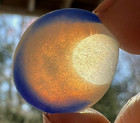 Beautiful Jq Cobalt Blue   Opalescent Multi  Real Davenport Beach Sea Glass