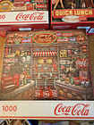 Coca-cola 1000 Piece Puzzles Lot Of 3