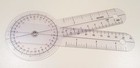Set Of 3 Piece Spinal Finger Goniometer Protractor Ruler 360 Degree 6 Inch