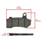 Front   Rear Brake Pads For Harley Davidson Flhr Road King Fltr Flht Glide 08-23