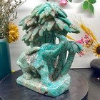 7 93lb  Natural Tianhe Stone Crystal Hand Carved Rainforest Elephant Healing