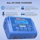 B6 Lipo Smart Battery Balance Charger Discharger Imax 80w For Rc Nimh Life Nicd