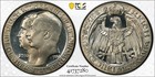 1910-a Prussia Proof 3 Mark Berlin Univ  - Pcgs Pr64 Cameo Gold Wings  Excellent