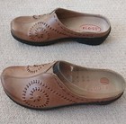Klogs F7 Shoes Women s Size Us 11 M Brown Leather Camel Stitched Design 2013 New