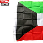 Large Kuwait Middle East Flag Outdoor Indoor Heavy Duty 150x90cm National Banner