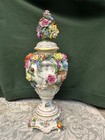 Dresden Porcelain Urn   Vase