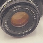 Nikon Em 35mm Slr Film Camera With Nikon 50mm 1 1 8 Lens Strap Tested Working