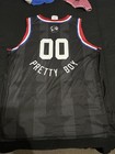 Champion Harlem Globetrotters Pretty Boy  00 Basketball Jersey Xxl Black white