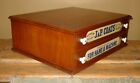 Two Drawer J   P Coats Spool Thread Cabinet-----16224