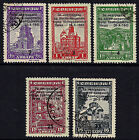Opc 1943 German Occupied Serbia Semi Postal Set Sc 2nb29-37 Used Vf  9171