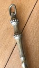 Poker Fire Iron Antique Solid Brass Fireplace Accessory Small Vintage Decor