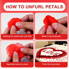 1200 Pcs Artificial Silk Rose Petals Decoration For Romantic Night  Wedding  Eve