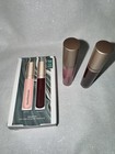 Bareminerals Gleam On Lip Gloss-balm Duo Full Size 2pc Serenity Cranberry
