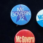 George Mcgovern Campaign 1972 Lot Of 5 Mcgovern Shriver Vintage Pinback Pin