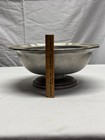 Vintage 10-1 2  Wilton Armetale Queen Anne Footed   Pedestal Pewter Fruit Bowl 