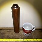 Vintage Wood Kaleidoscope Octagon Tube Signed 10 
