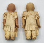 Napco Originals 2 Vintage Native American Indian 3 1 2  Bisque Dolls Japan