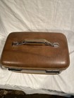 Vintage American Tourister Escort Hard Shell Train Case W Tag  Tray  Mirror Key