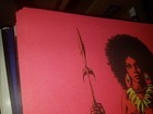 Black War Queen Sexy Vixen Vintage 1970 Blacklight Poster Houston Texas -nice 