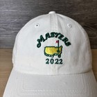 Masters Hat Cap Strap Back White Augusta National 2022 Golf Mens Pga