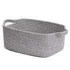  Storage Basket For Gifting  Small Woven Basket For Towels  Cute Baskets Grey